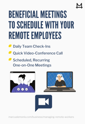 Beneficial meetings to have with your remote employees