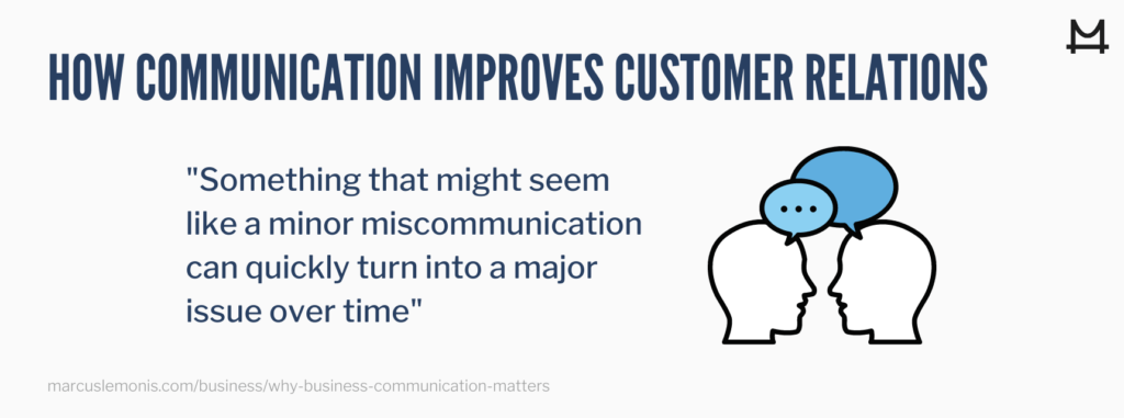 Understanding how communication improves customer relations