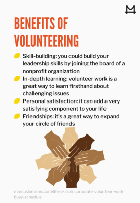 List of benefits of volunteering