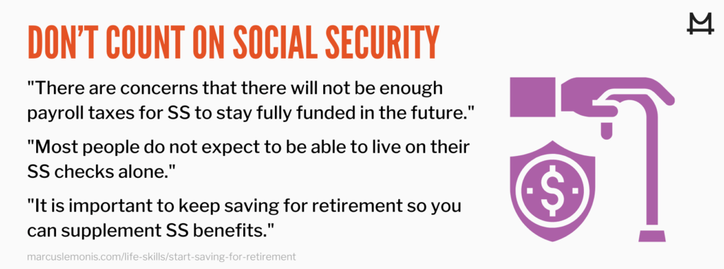 Reasons to not count on Social Security