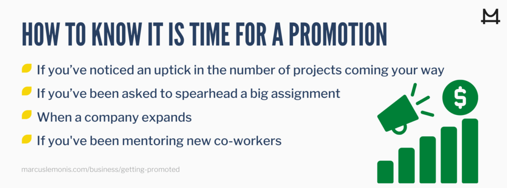 The different signs that tell you it’s time for a promotion.