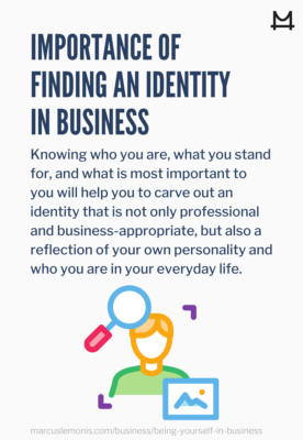 List of ways to find an identity in business