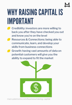 LIst of reasons why it is important to raise capital