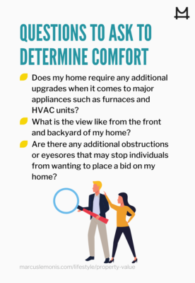 List of questions to ask to determine the comfort level of your home