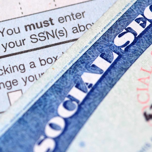 Image of a social security card.