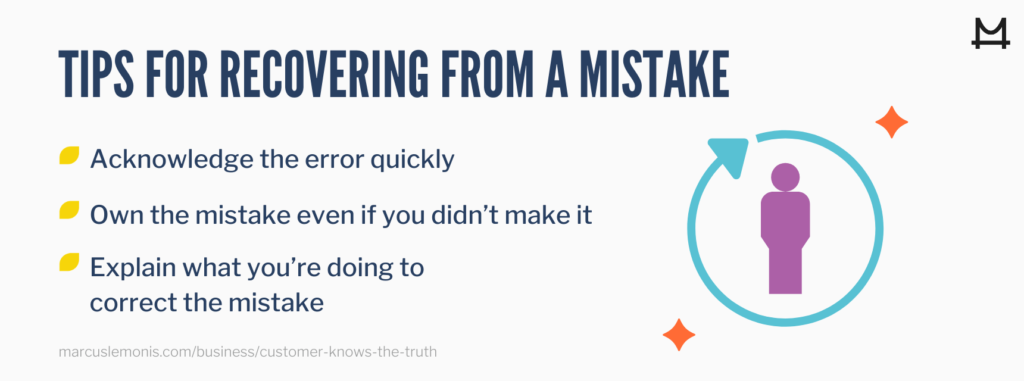 Tips for Recovering From a Mistake