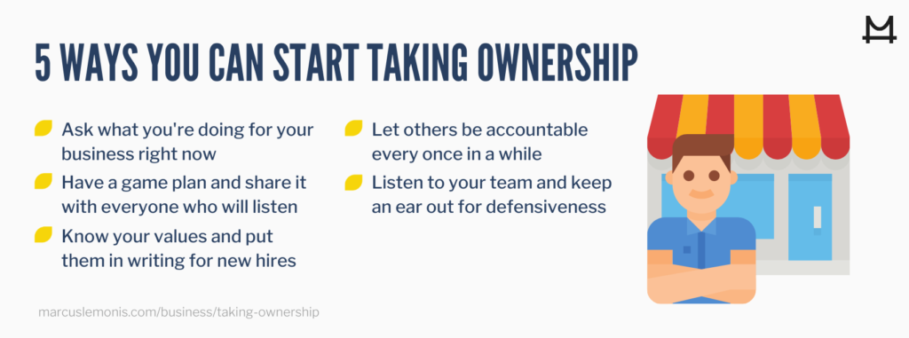 Five ways you can start taking ownership of your work and business