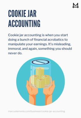 Definition of cookie jar accounting.