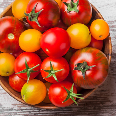 Image of tomatoes in a bowl