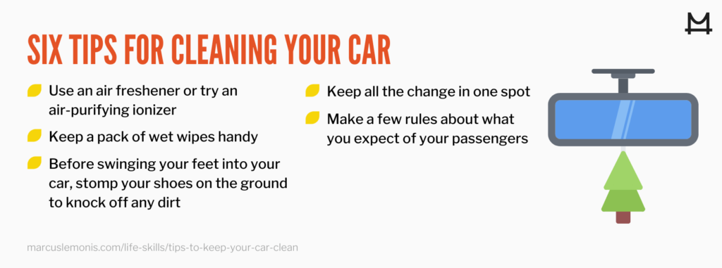 Six tips for cleaning your car