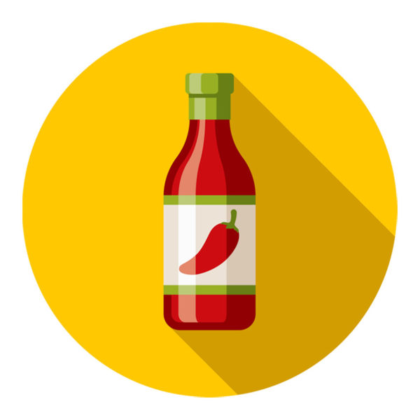 image of new hot sauce bottle product