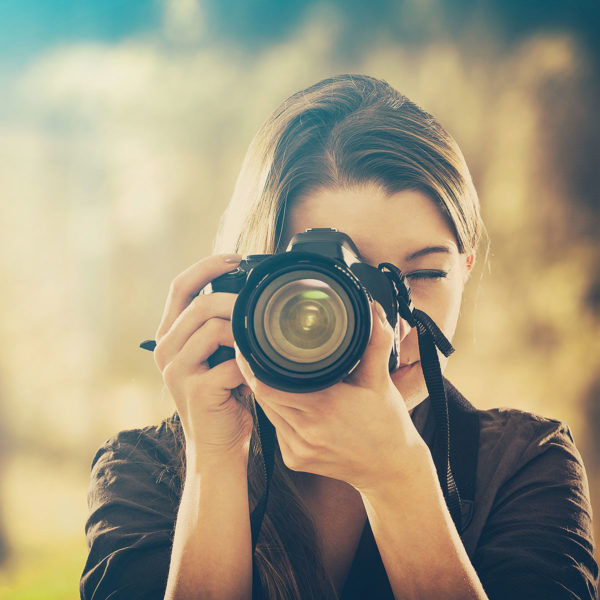 Image of someone using a camera