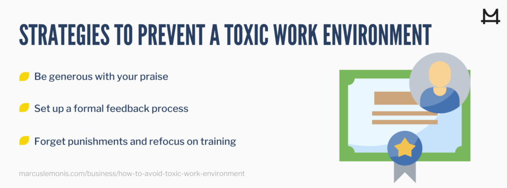 image of strategies to prevent a toxic work environment